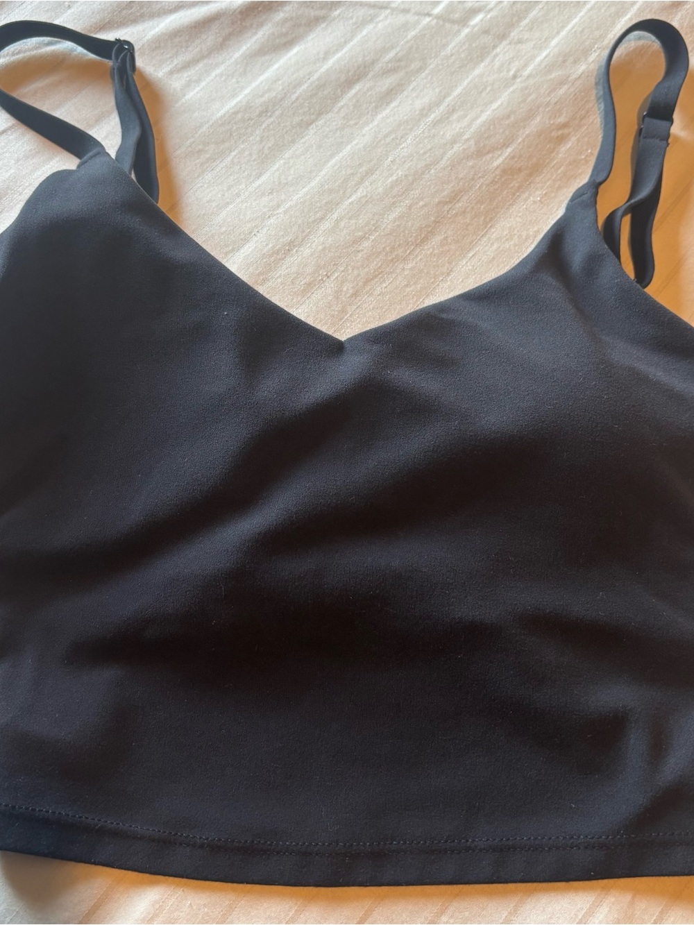 Athleta Black Seamless Crop Tank